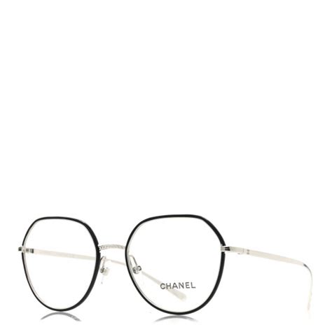 chanel 2189|CHANEL Round Frame 2189J Eyeglasses Silver .